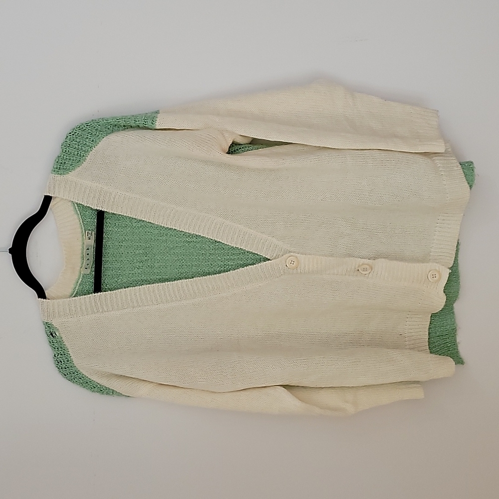 Rehab Oversised Colorblock Cardigan